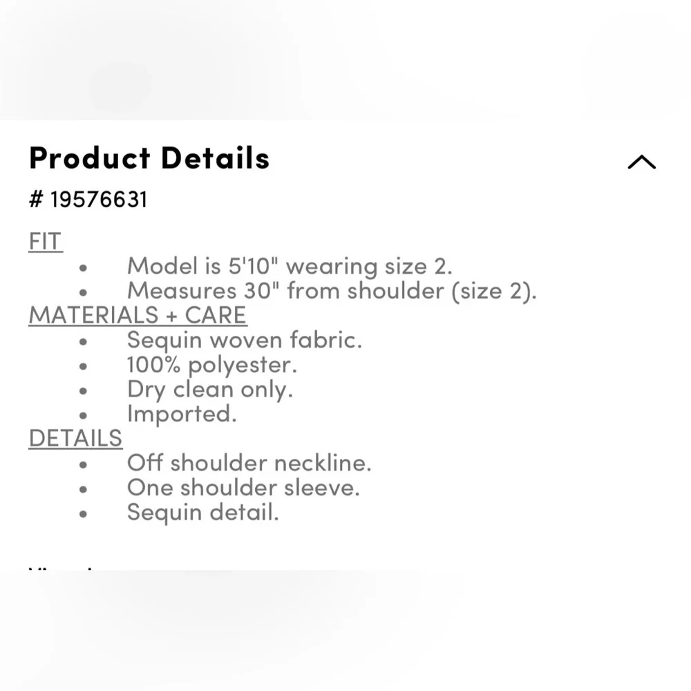 NWT Torrid Off Shoulder ✨ Gold ✨ Sequin Top - Picture 5 of 8